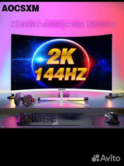 Монитор 144 гц 27 2k Матрица повреждена