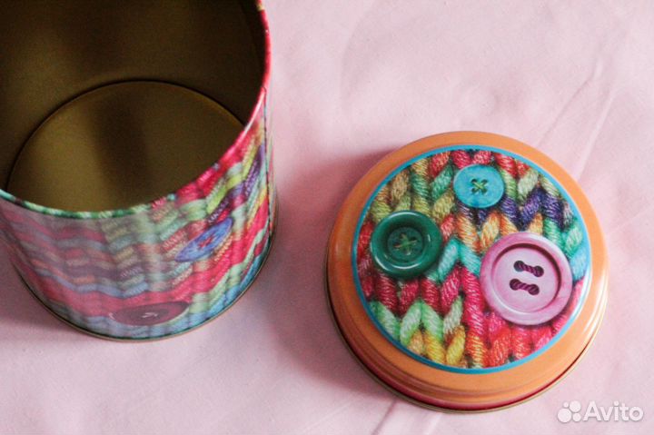 Банка жестяная для сыпучих продуктов