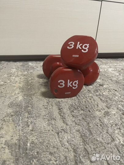 Гантели 3кг Domyos
