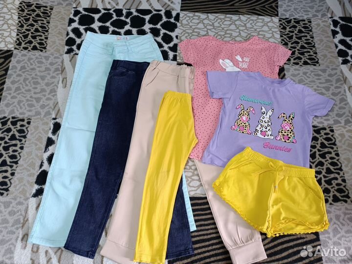 Детские вещи пакетом для девочки 116-122