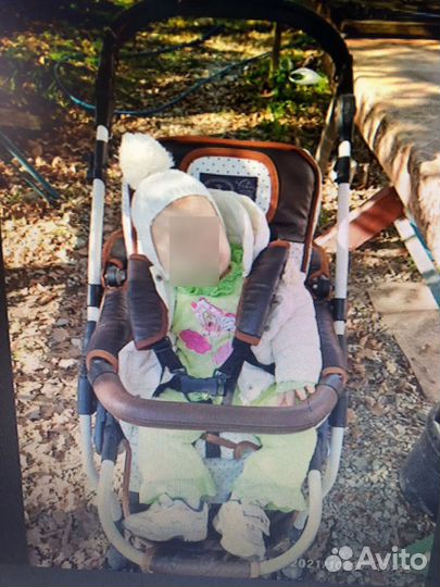 Коляска 2 в 1 бу