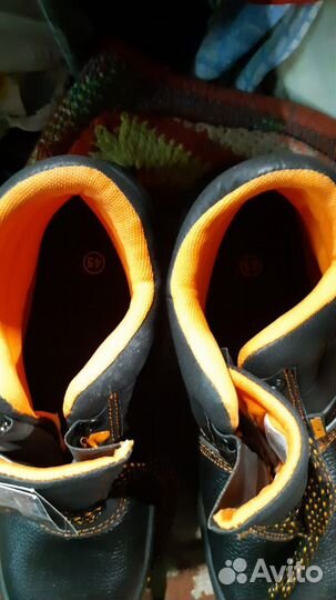 Ботинки рабочие с железными носами