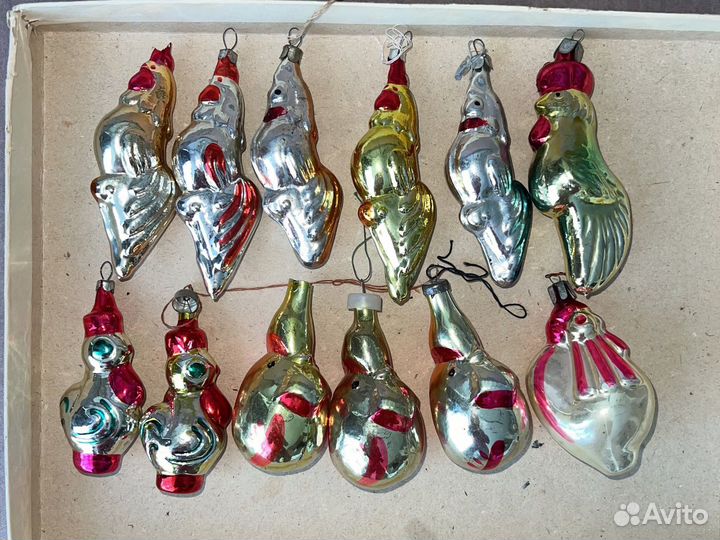 Елочные игрушки СССР