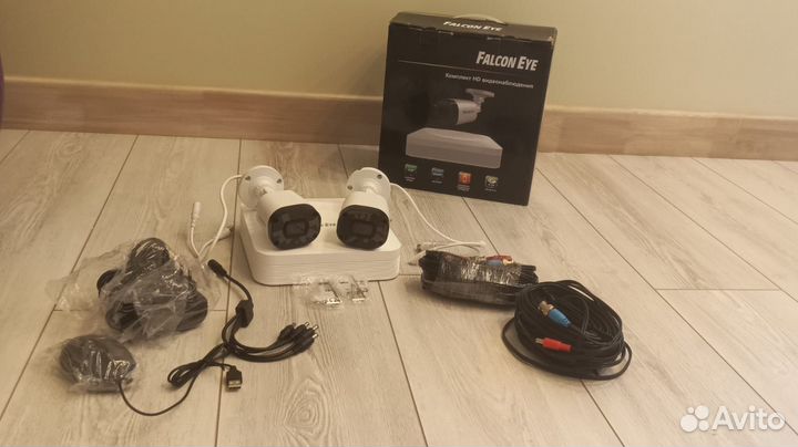 Комплект видеонаблюдения уличный 2 камеры