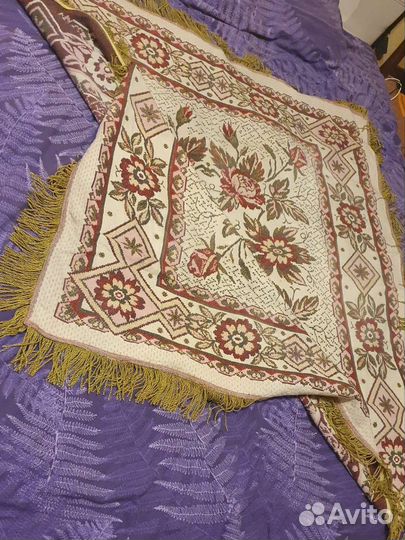 Скатерть гобеленовая с бахромой