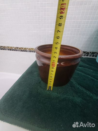 Керамический цветочный горшок