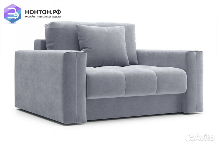 Кресло тик-так Монарх серое