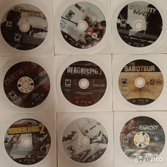 Девять игр PS3