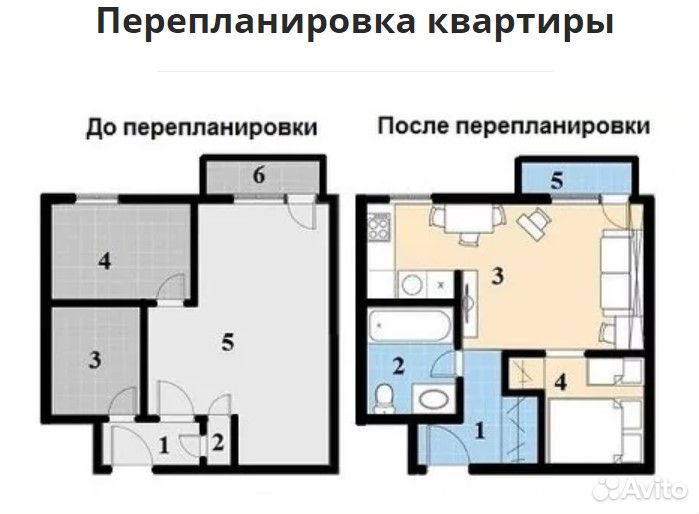 Проект перепланировки квартиры