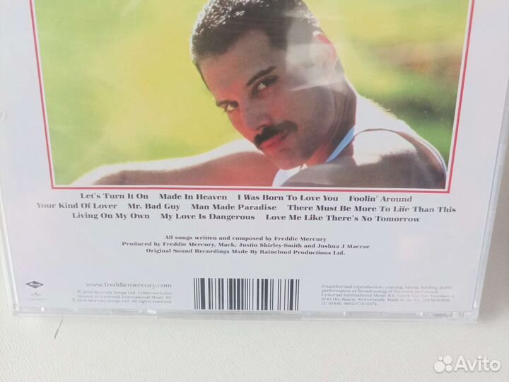 Новый диск Freddie Mercury. Mr Bad Guy (CD) (2019)