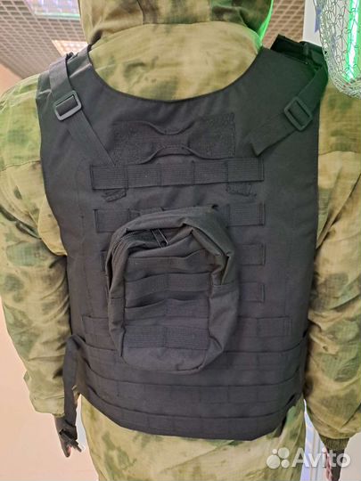 Бронежилет плитник чёрный,мультикам