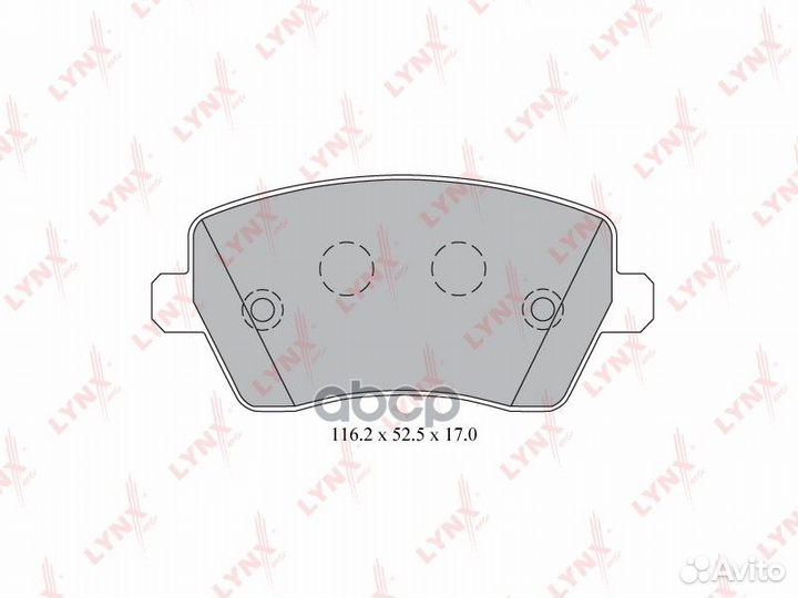 Колодки торм.renault duster/lada largus 10