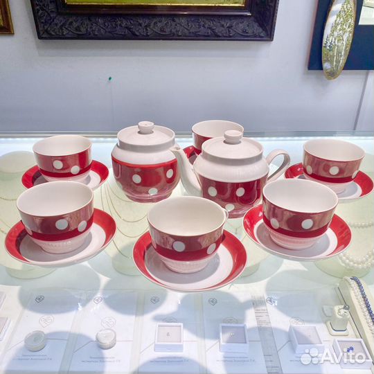 Винтажный чайный сервиз 