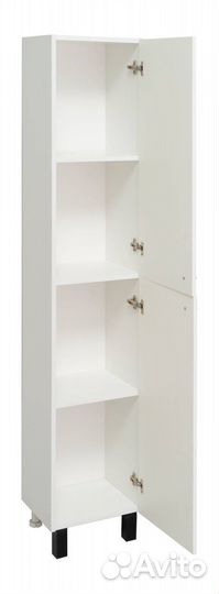 Шкаф-пенал Runo Римини 35 00-00001253 35x180 белый