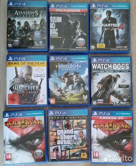 Игры для ps4 на дисках