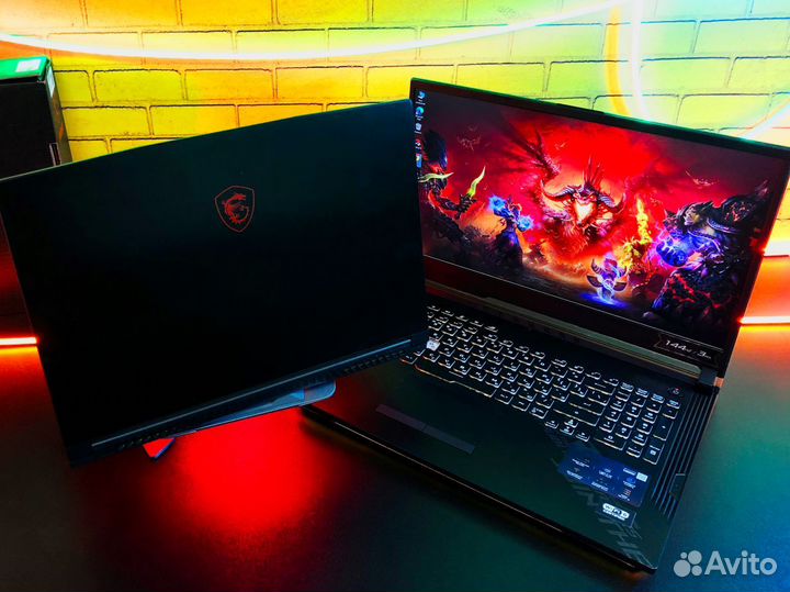 Мощный игровой ноутбук Core i7 RTX 2070 3050Ti