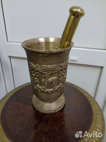 Ступка бронзовая.витаж
