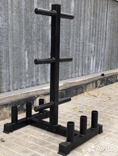 Стойка для хранения грифов и дисков