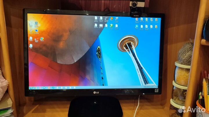Монитор LG, системный блок, видеокарта