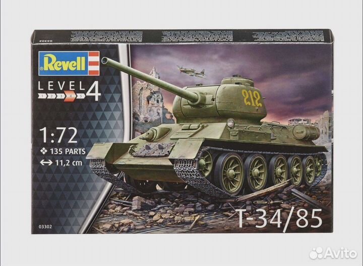Модель для сборки Revell Советский танк T-34/85
