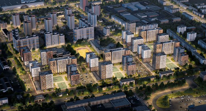 3-к. квартира, 72,3 м², 14/15 эт.