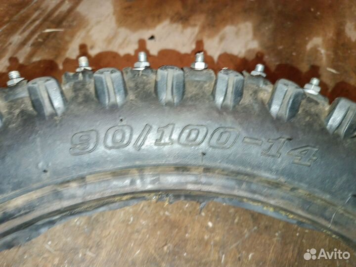 Шины зимние 90/100 14