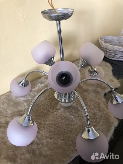 Люстра потолочная бу