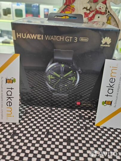 Huawei Watch GT 3 Active 46 мм, черный