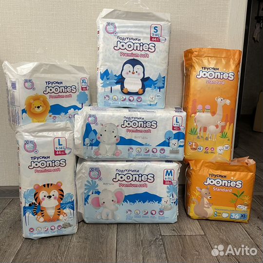 Подгузники и трусики joonies