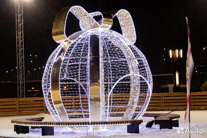 Светодиодная фигура Карета