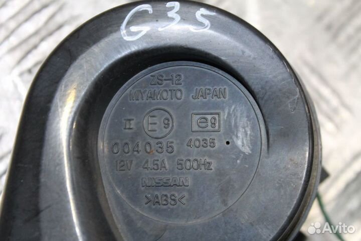 Звуковые сигналы клаксоны Infiniti G25 G35 G37 V36