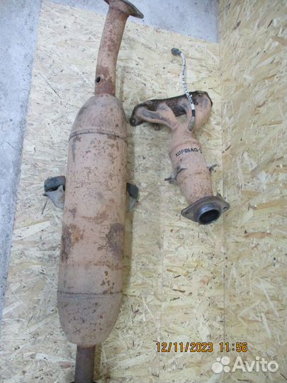 Глушитель с катализатором Тойота Королла 150 4ZZ