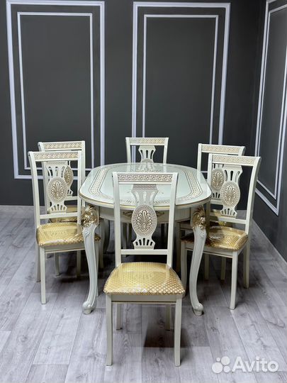 Стол Версаче Лапка Люкс