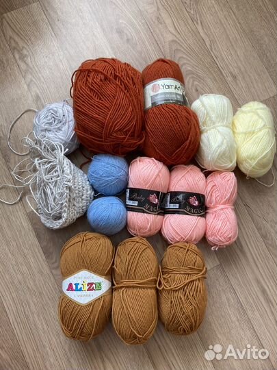 Пряжа для вязания пакетом
