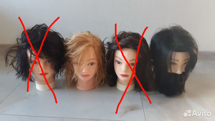 Головы манекены для парикмахера