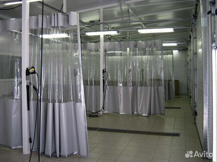 Шторы, завесы пвх для производства, моек, складов