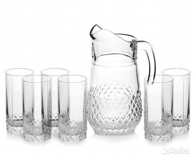 Подарочный набор Pasabahce Valse кувшин + стаканы