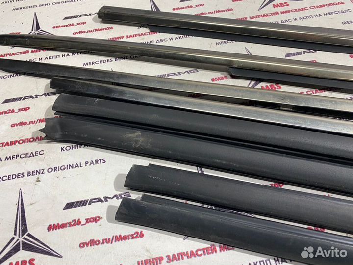 Молдинги стекол w211 Mercedes