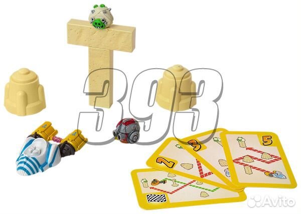 Настольная игра Angry Birds дженга Гонщики (37715)