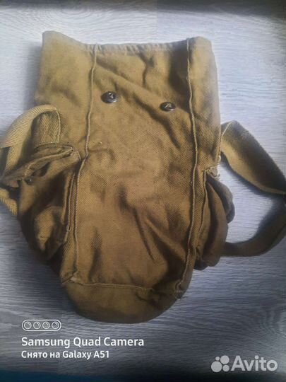 Сумка военная, для противогаза и куртка