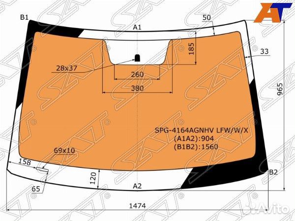 Стекло лобовое hyundai creta