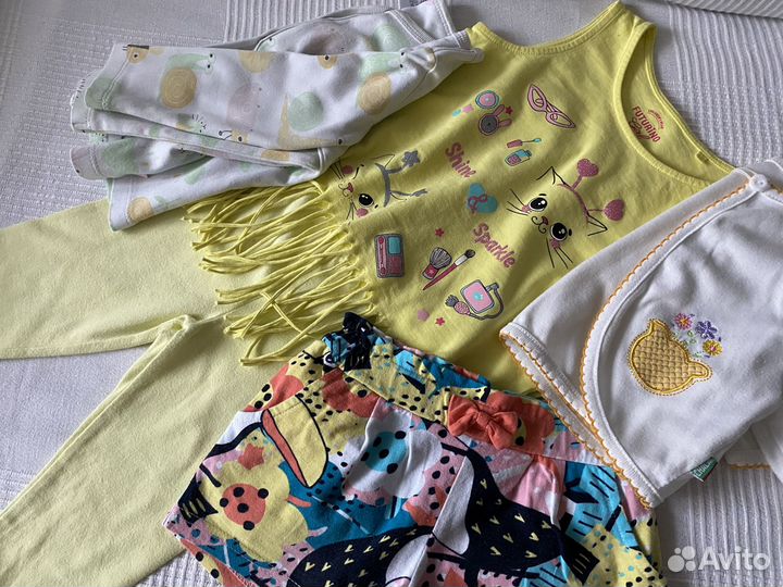 Детские вещи на девочку 98-104 пакетом