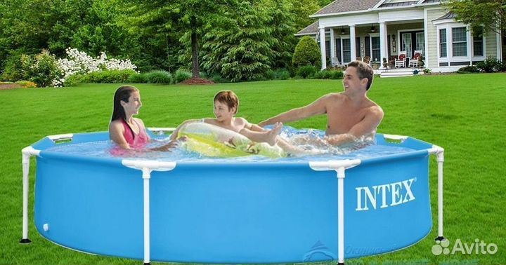 Бассейн Intex Metal Frame, 244х51 см