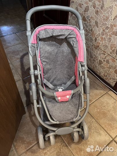 Игрушечная коляска для кукол 2 в 1