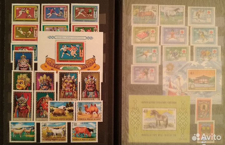 Почтовые марки Монголии