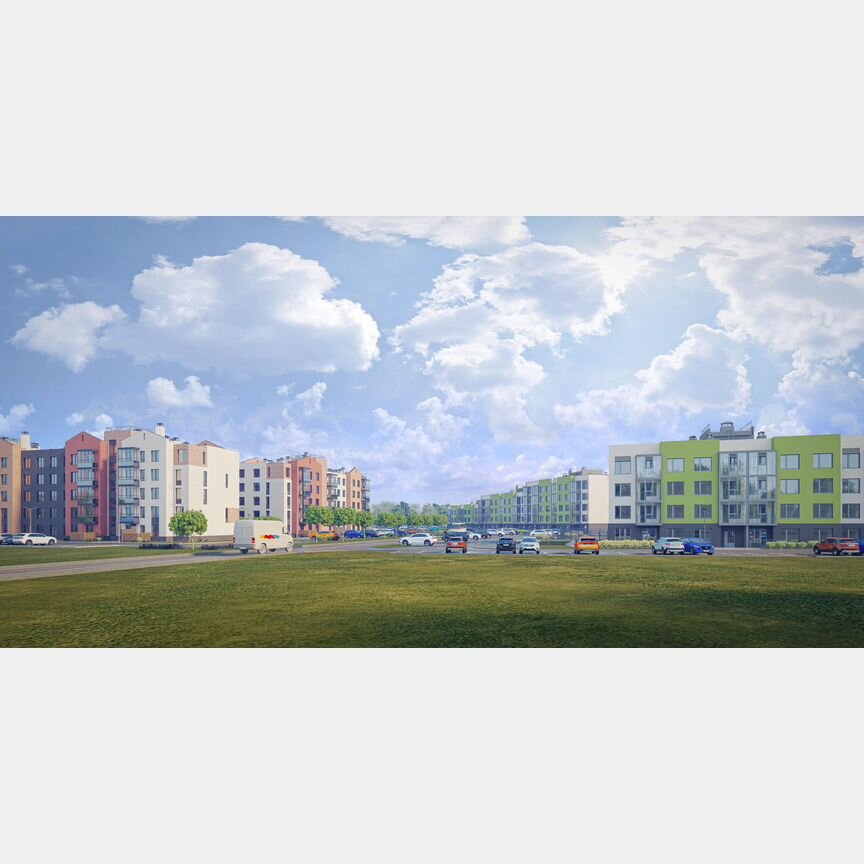 2-к. квартира, 54,4 м², 5/5 эт.