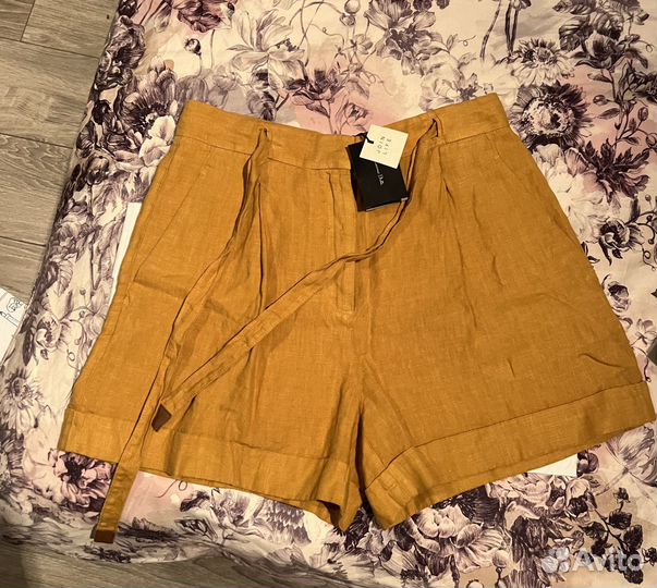 Шорты женские Massimo dutti лен