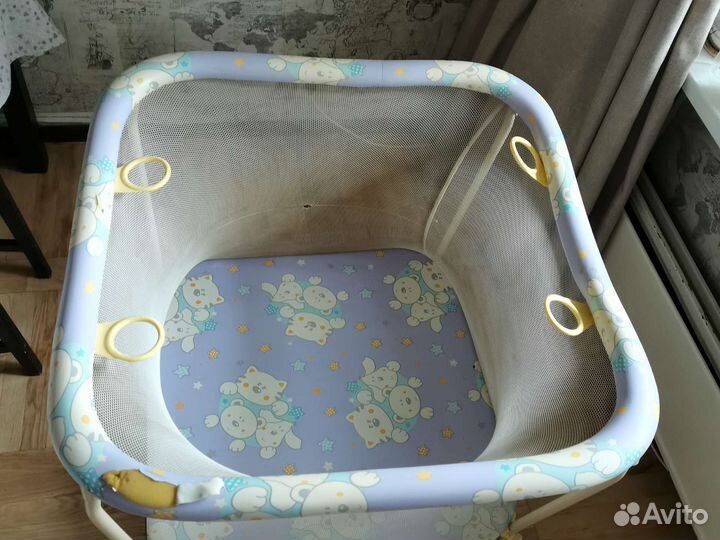 Манеж детский складной бу 95 см сторона