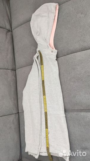 Худи толстовка светло -серая, состояние отличное