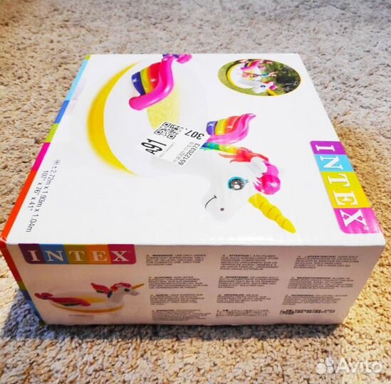 Новый надувной детский бассейн Единорог